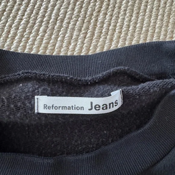 Reformation jeans cropped sweatshirt - Picture 2 of 8